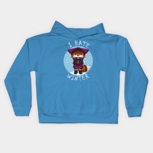 I Hate Winter (Remake) Kids Hoodie